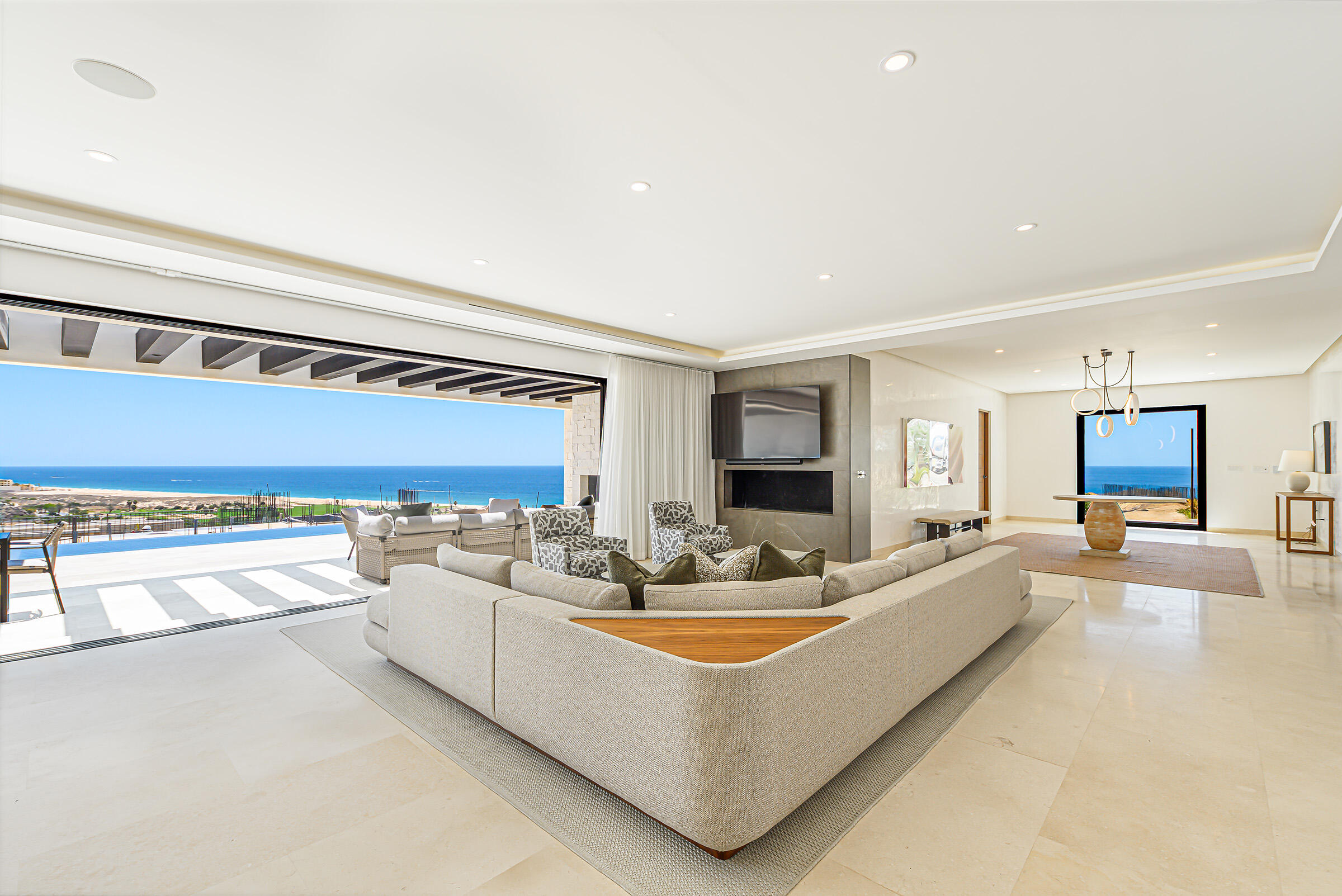 Cabo San Lucas Coronado Perched atop the hills of Quivira Los Cabos, Villa 43 is a stunning custom residence blending luxury, privacy, and sweeping Pacific Ocean and golf course for sale